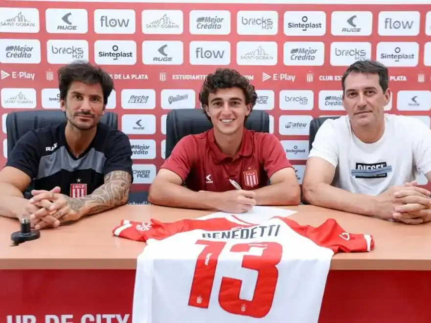 Benedetti renovó con Estudiantes y va por otro título: el larroquense busca el Trofeo de Campeones