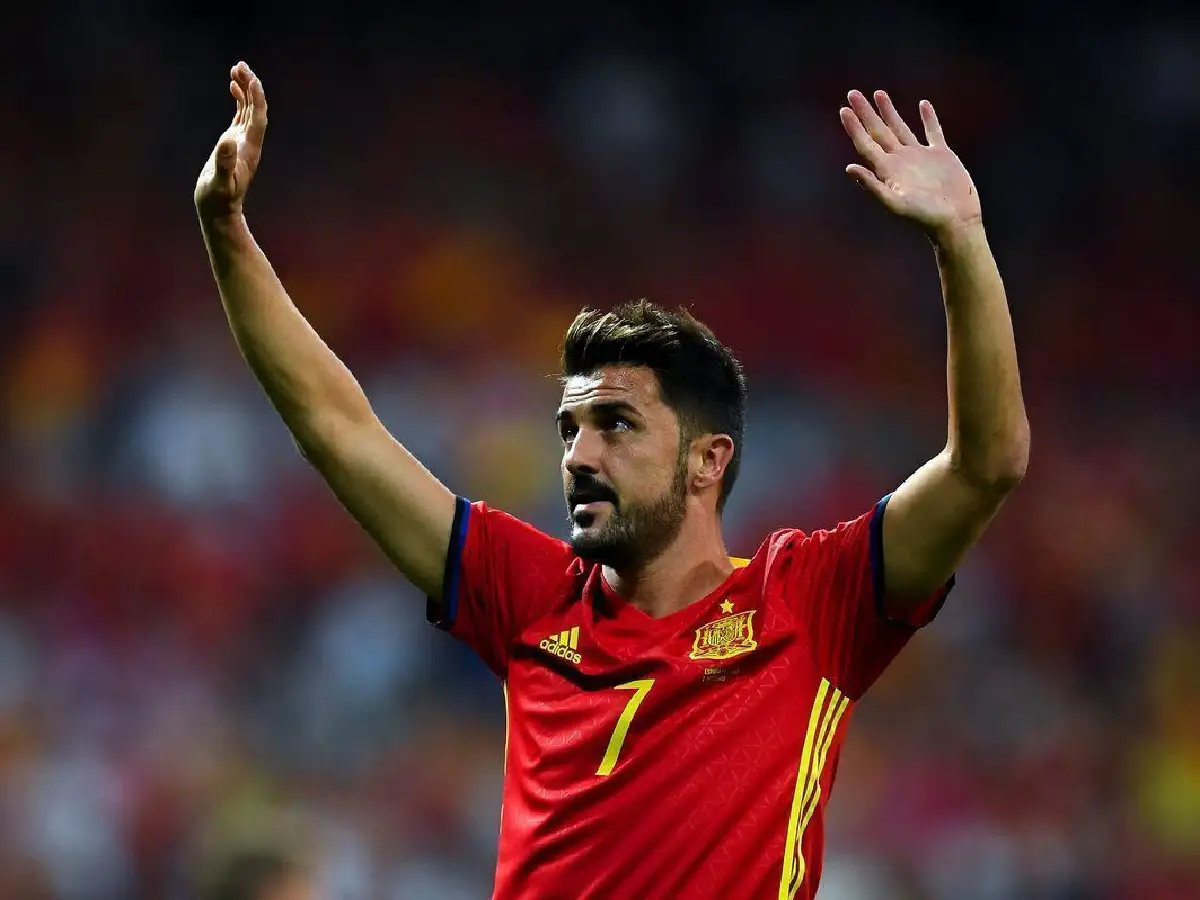 David Villa le dijo adiós a la selección española