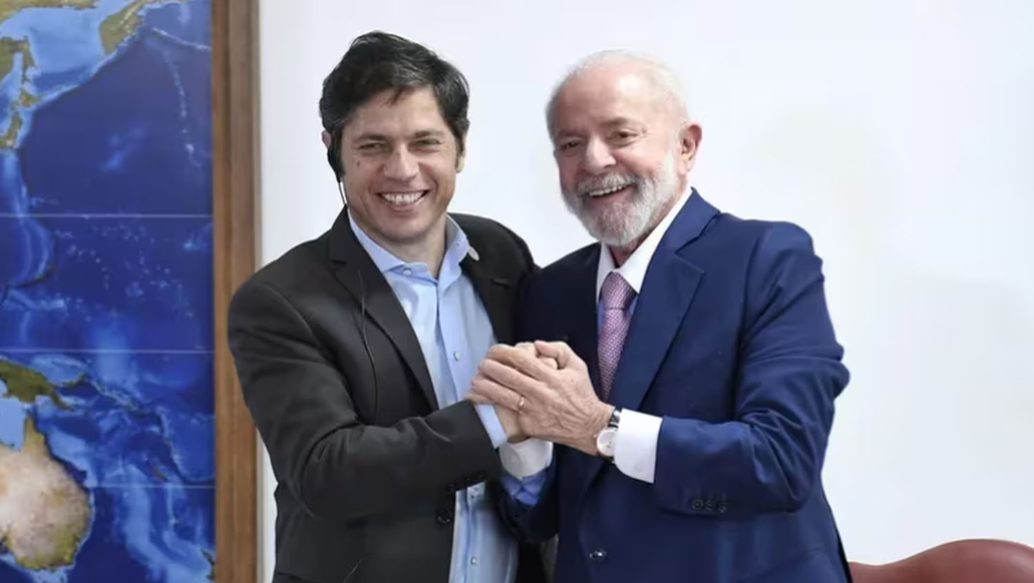 Lula recibió a Axel Kicillof en Brasilia