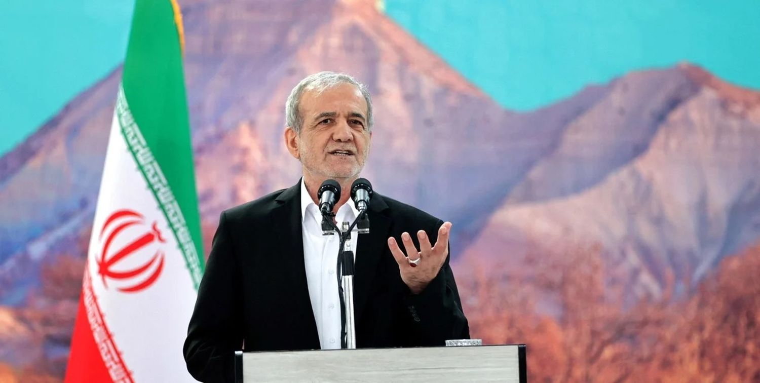 El presidente de Irán, Masud Pezeshkian, afirmó este martes que ha cesado el conflicto con Israel. Crédito: REUTERS.