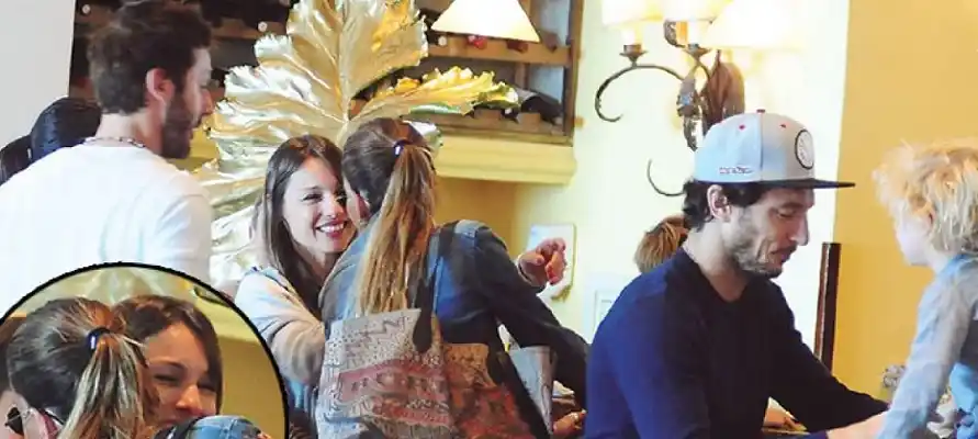 Reinó la paz: se encontraron Pampita, Vicuña, la China y Pico Mónaco