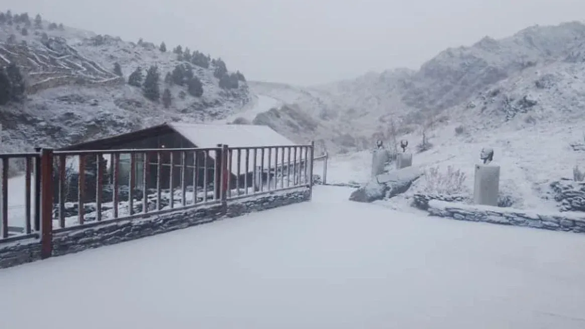 La provincia de San Luis despertó bajo un manto blanco, producto de la Tormenta de Santa Rosa