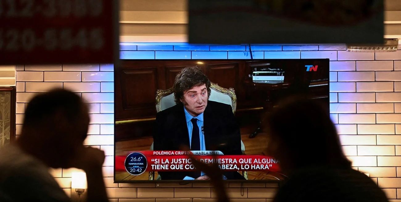 El presidente Javier Milei sigue en el centro de la escena, tras el escándalo con $LIBRA. Foto: Archivo / REUTERS / Pedro Lazaro Fernandez.
