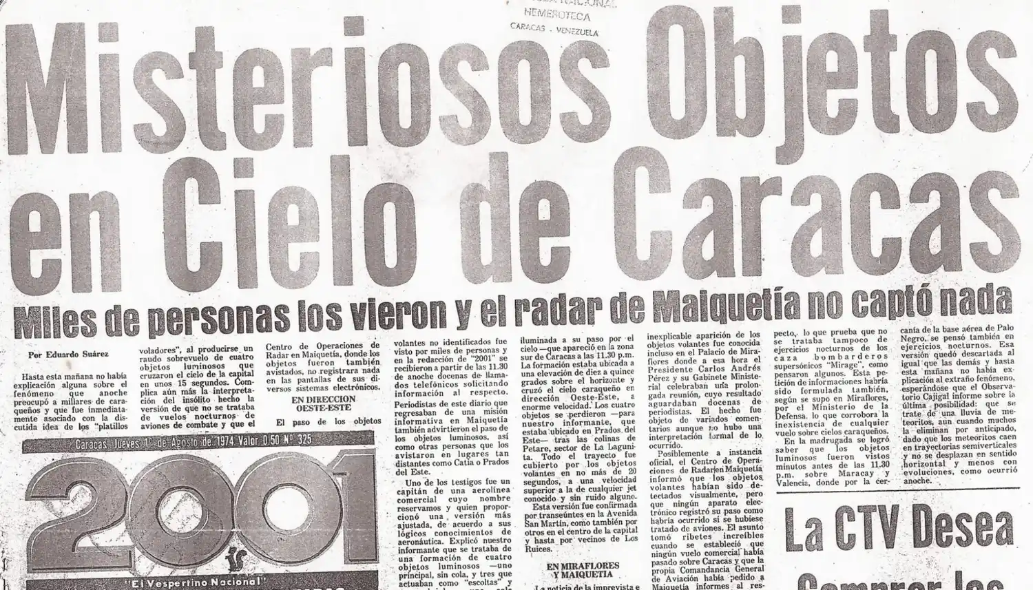 ¡HASTA CARLOS ANDRÉS PÉREZ LOS VIO! Conozca las zonas de mayor avistamiento de OVNIS en Venezuela