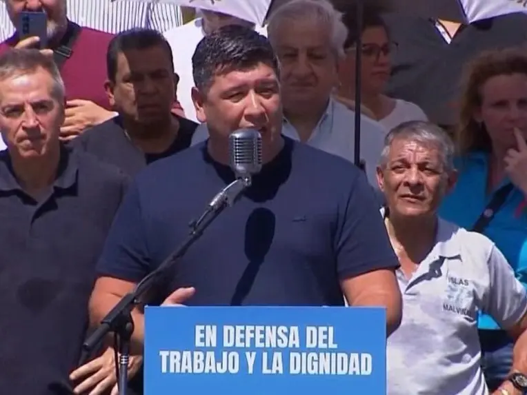 Paro o marcha. Jerónimo indicó que si el gobierno no escuchan sus reclamos harán una medida de fuerza