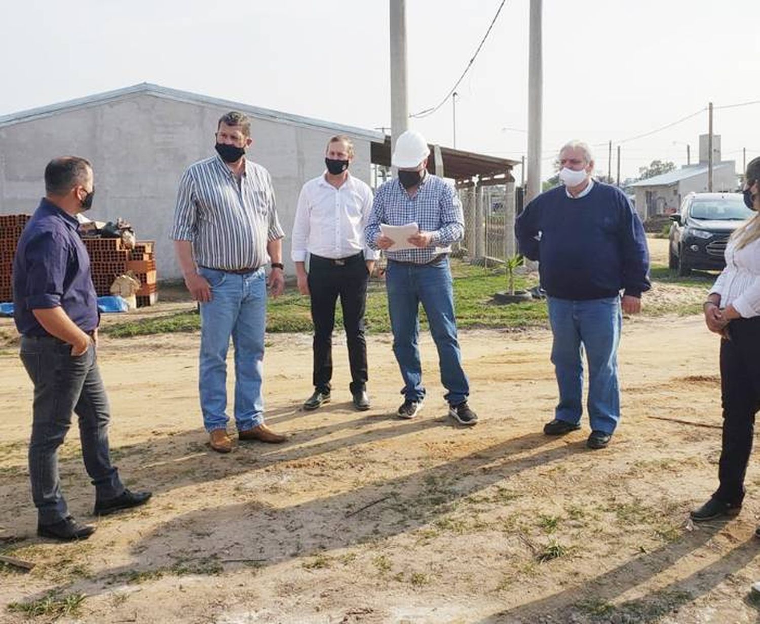 CAFESG constató un 90%  de avance en la obra de  agua potable de La Criolla