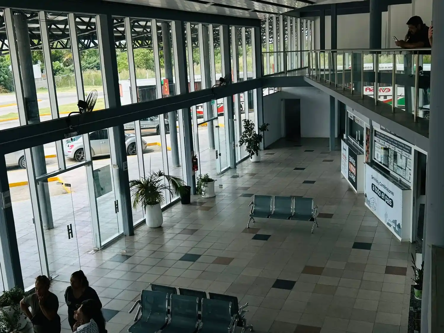 interior de la nueva terminal