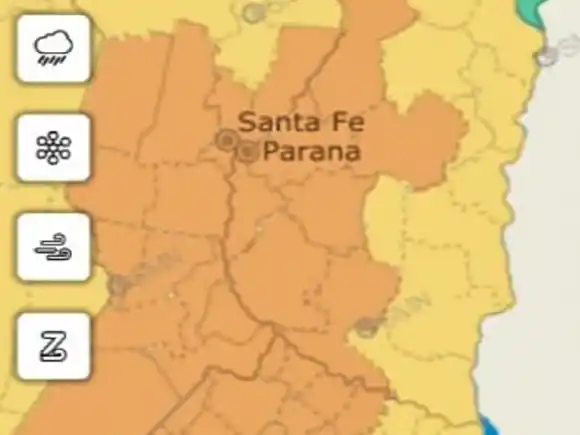 Renovaron alerta por lluvias y tormentas para este viernes