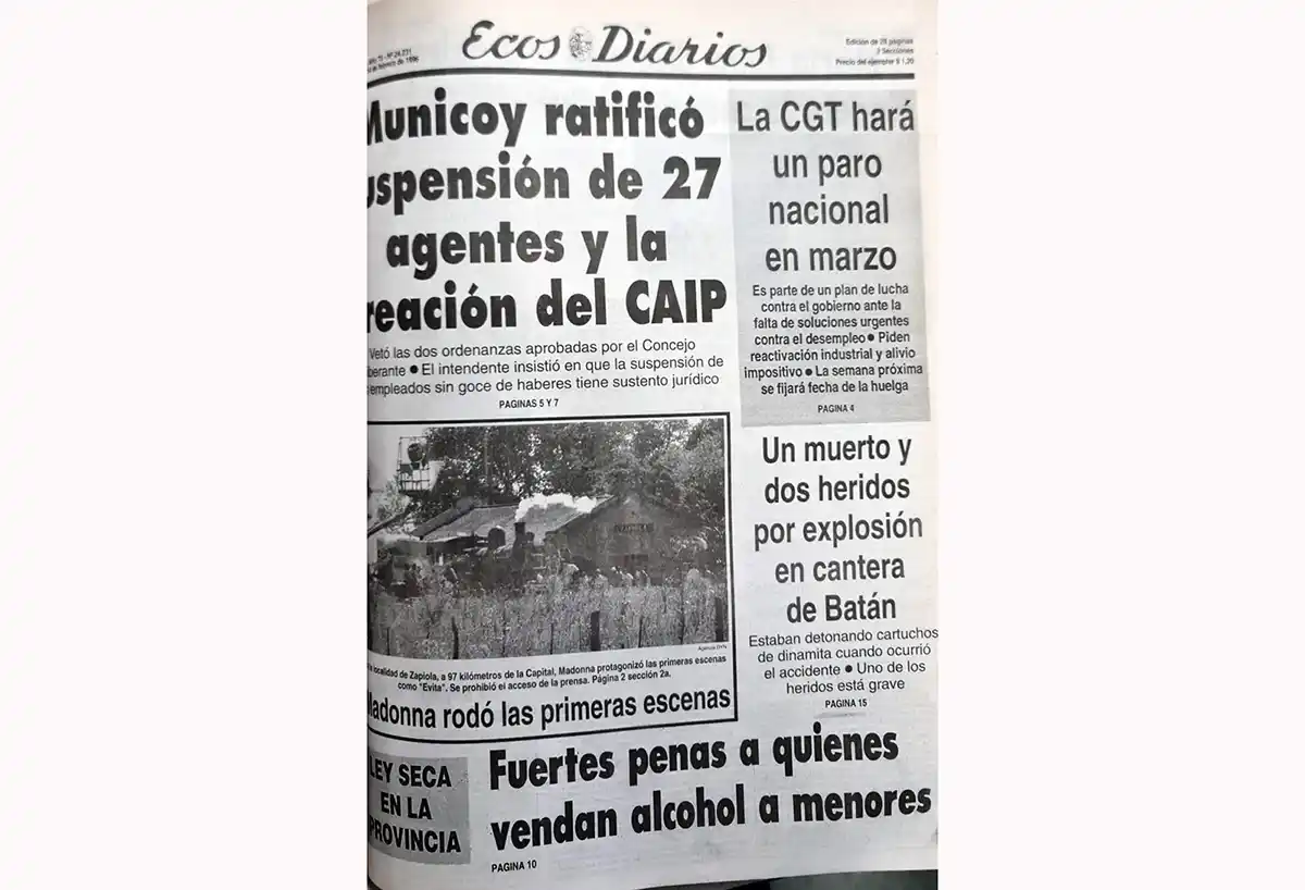Miércoles 14 de octubre de 1995