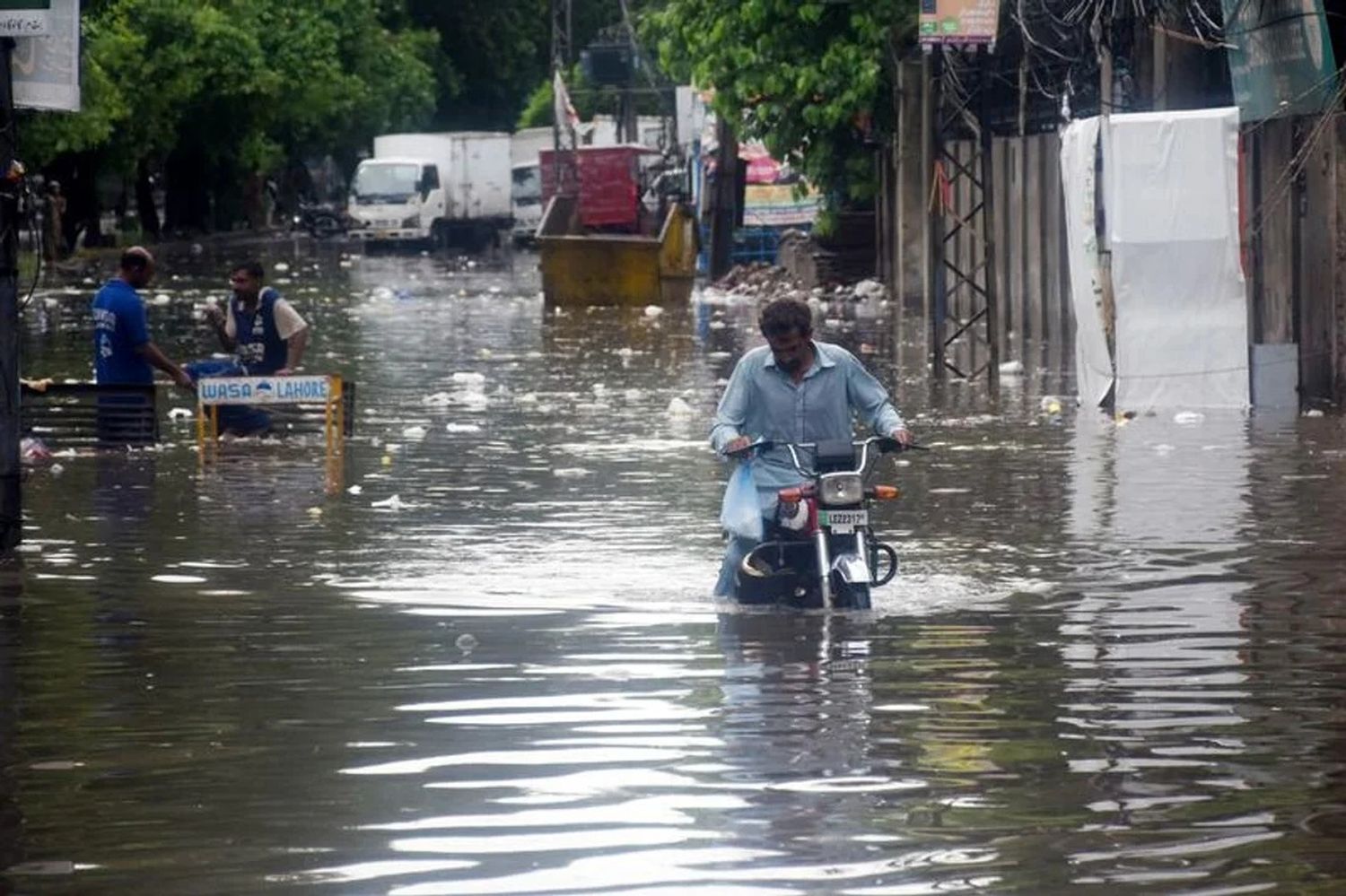 Inundación en Lahore, Pakistán