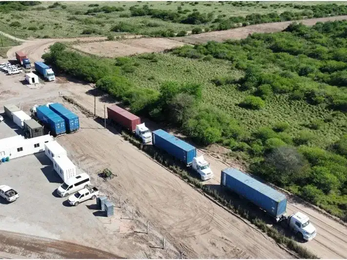 Avanza la construcción del parque solar en Las Lomitas