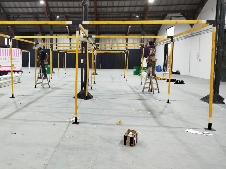 Se realizaron trabajos de limpieza y refacciones en los Galpones del Puerto