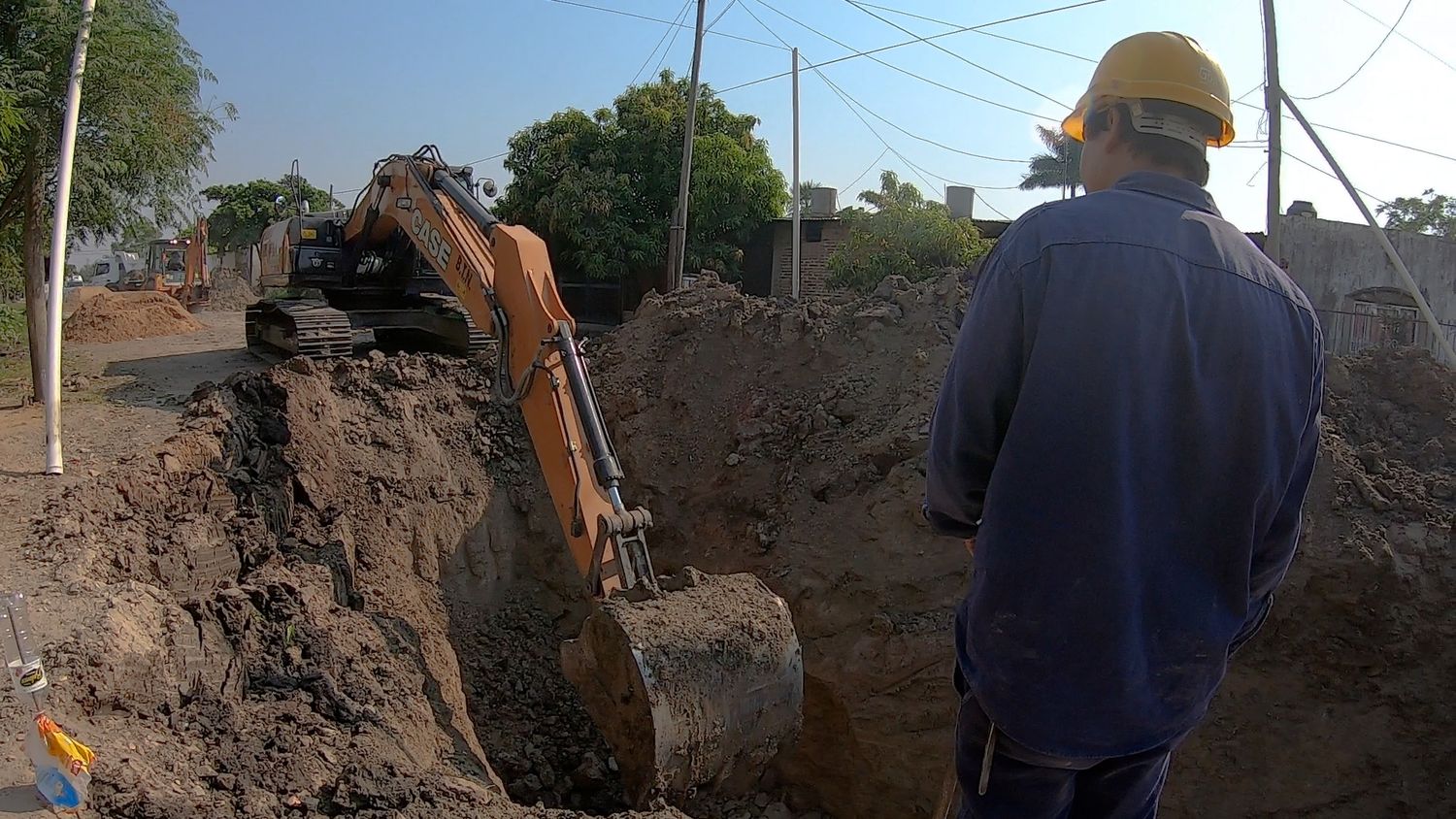 Avanzan las obras en el barrio Simón Bolívar