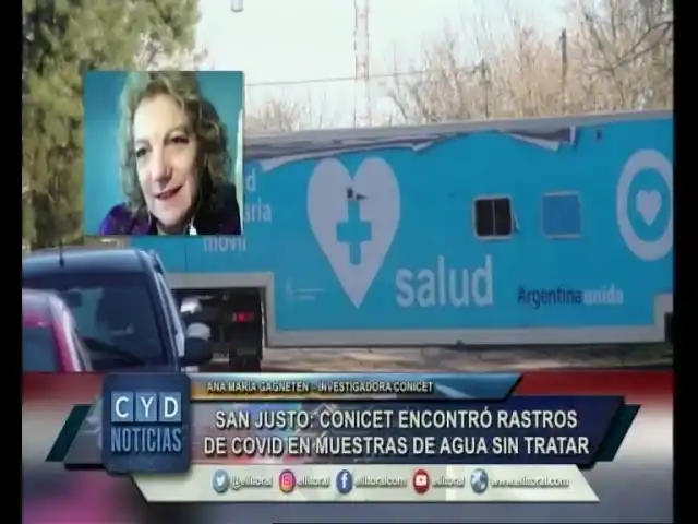 San Justo: CONICET encontró rastros de covid en muestras de agua sin tratar