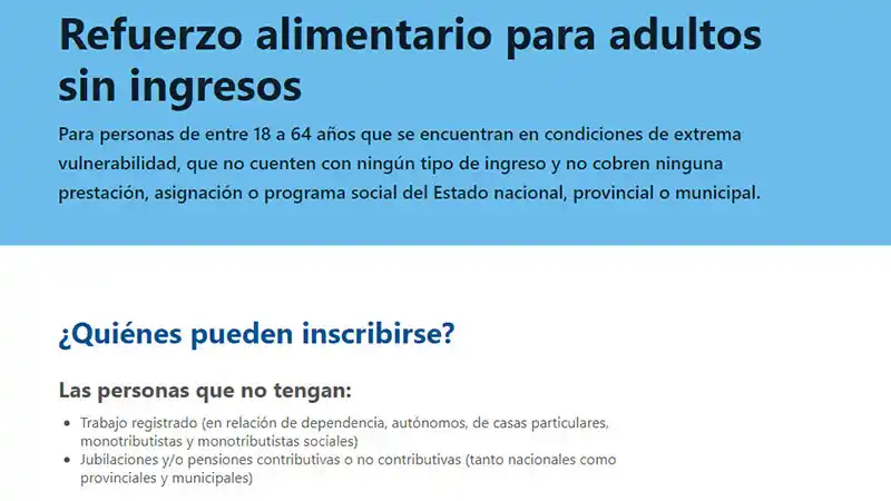Bono de 45.000 pesos: confirmaron hasta cuándo seguirá abierta la inscripción