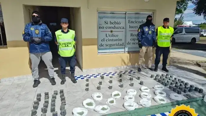 Secuestraron más de 38 mil pastillas ocultas en un auto que ingresaba a Entre Ríos