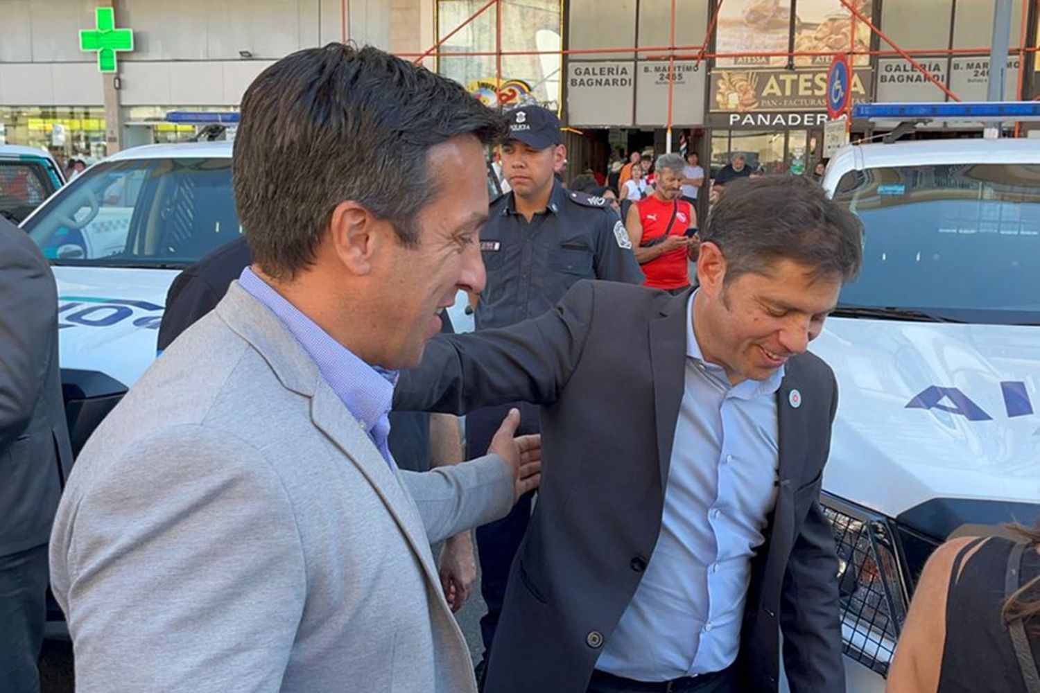 Arturo Rojas y Axel Kicillof (foto archivo)