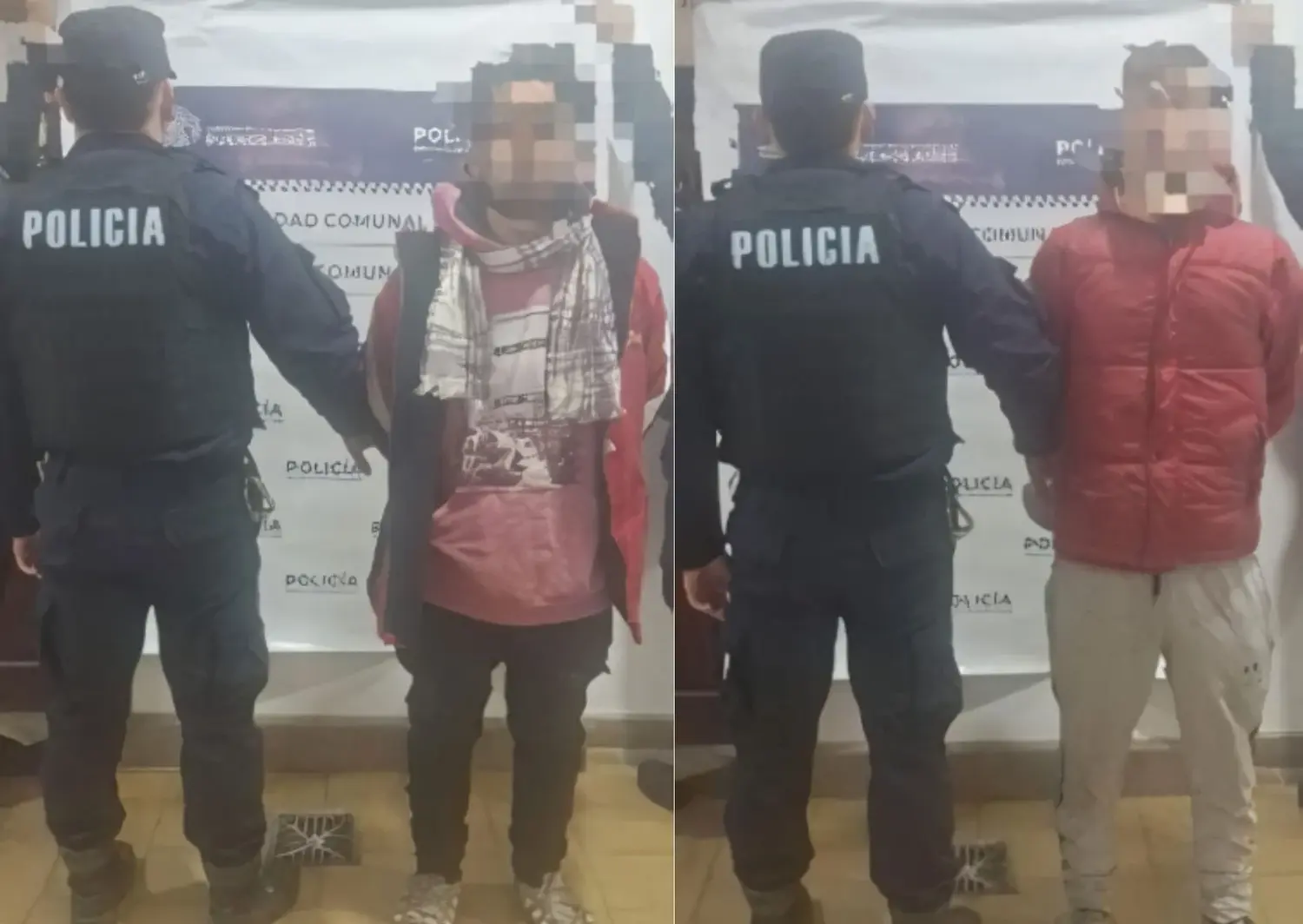 Los jóvenes fueron trasladados a la Comisaría.