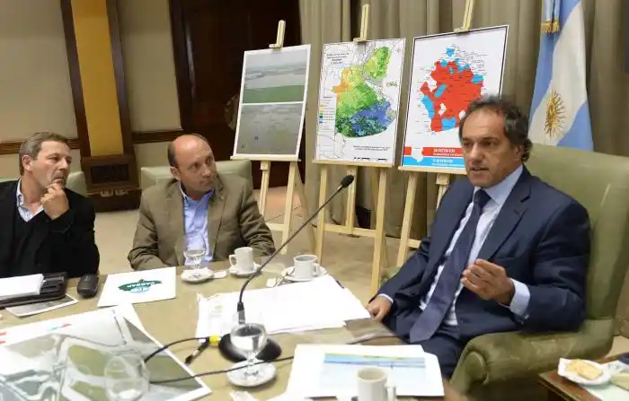 Scioli anunció medidas ante la emergencia agropecuaria