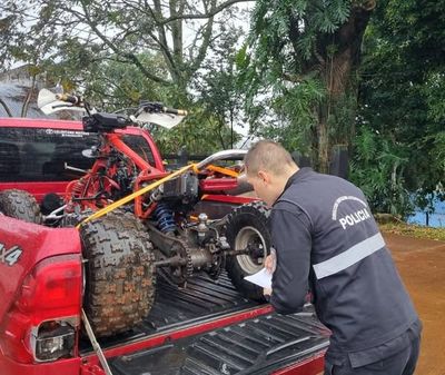 Venado: detenido por atropellar a un inspector de tránsito con un cuatriciclo