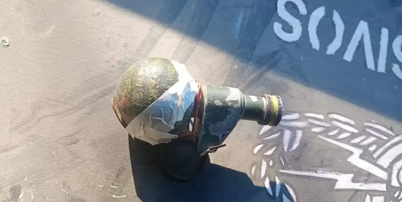 Insólito: hallaron una granada dentro de la Fiscalía de San Jorge