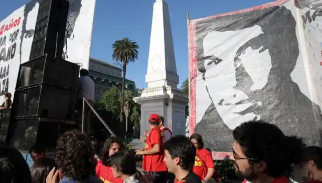 Acto a 5 años del asesinato de Mariano Ferreyra