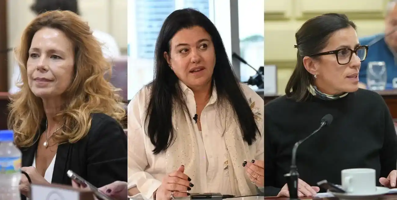 Astrid Hummel, Fernanda Castellani y Ximena Sola, las diputadas del PRO.