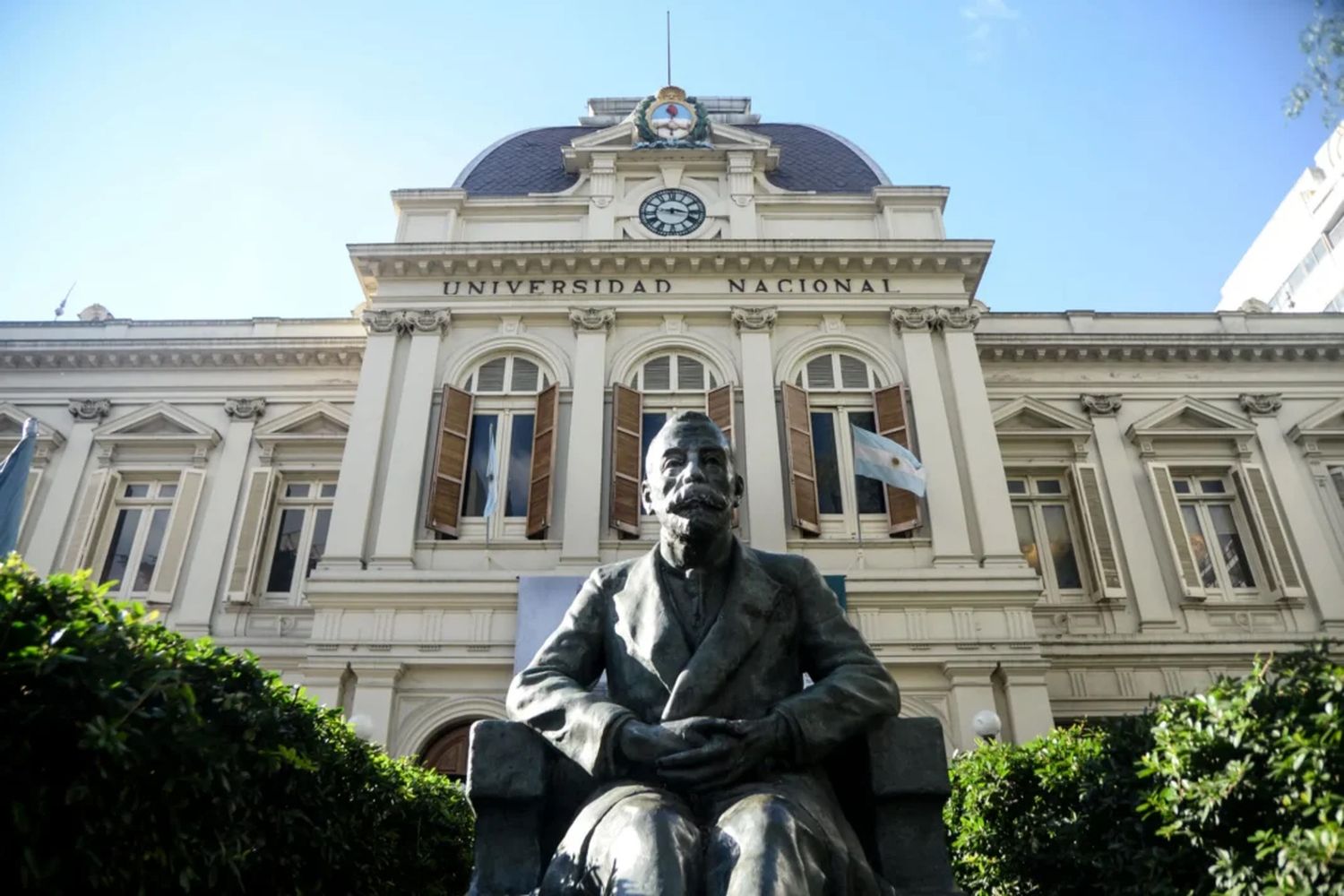 El rectorado de la Universidad Nacional de La Plata.