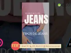 Mónica Ruiz y los diferentes tipos de jean