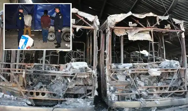 Detienen a dos jóvenes dentro del incendiado galpón de El Verde