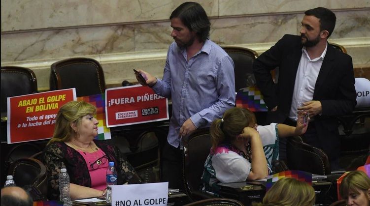 El Senado aprobó el proyecto del Frente de Todos condenando el golpe en Bolivia