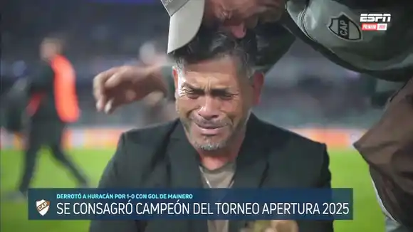 La emoción de Sergio Gómez por el título de Platense