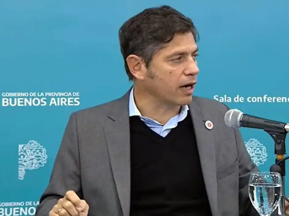 Axel Kicillof, gobernador de la provincia de Buenos Aires.