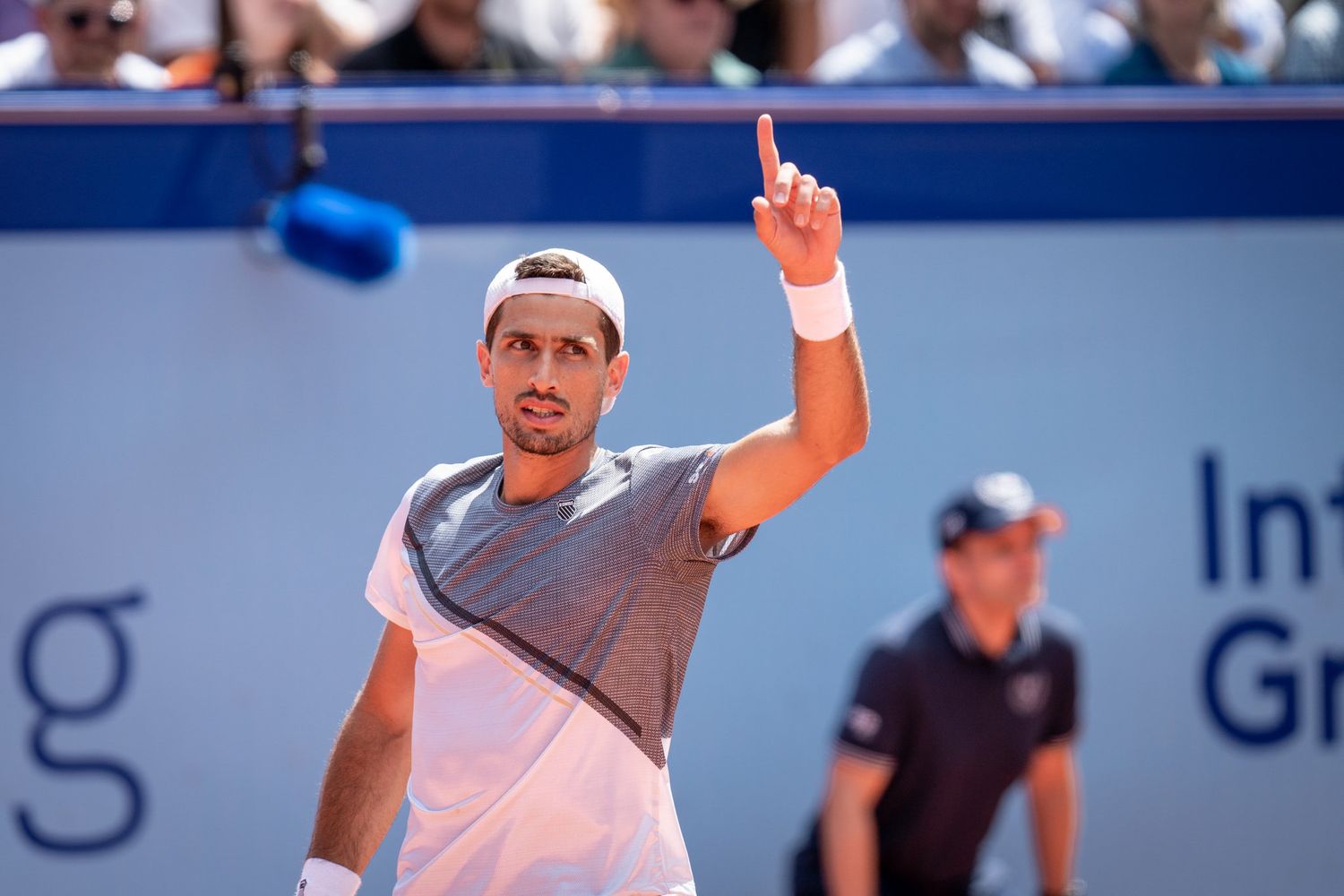 Cachín festejó por primera vez en un ATP.