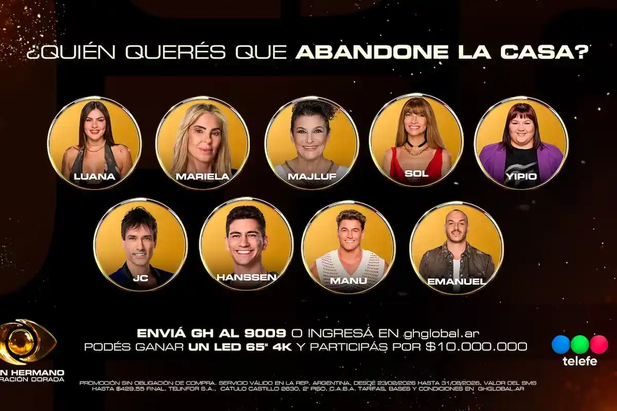 Gran Hermano: quién sería el próximo eliminado, según las encuestas