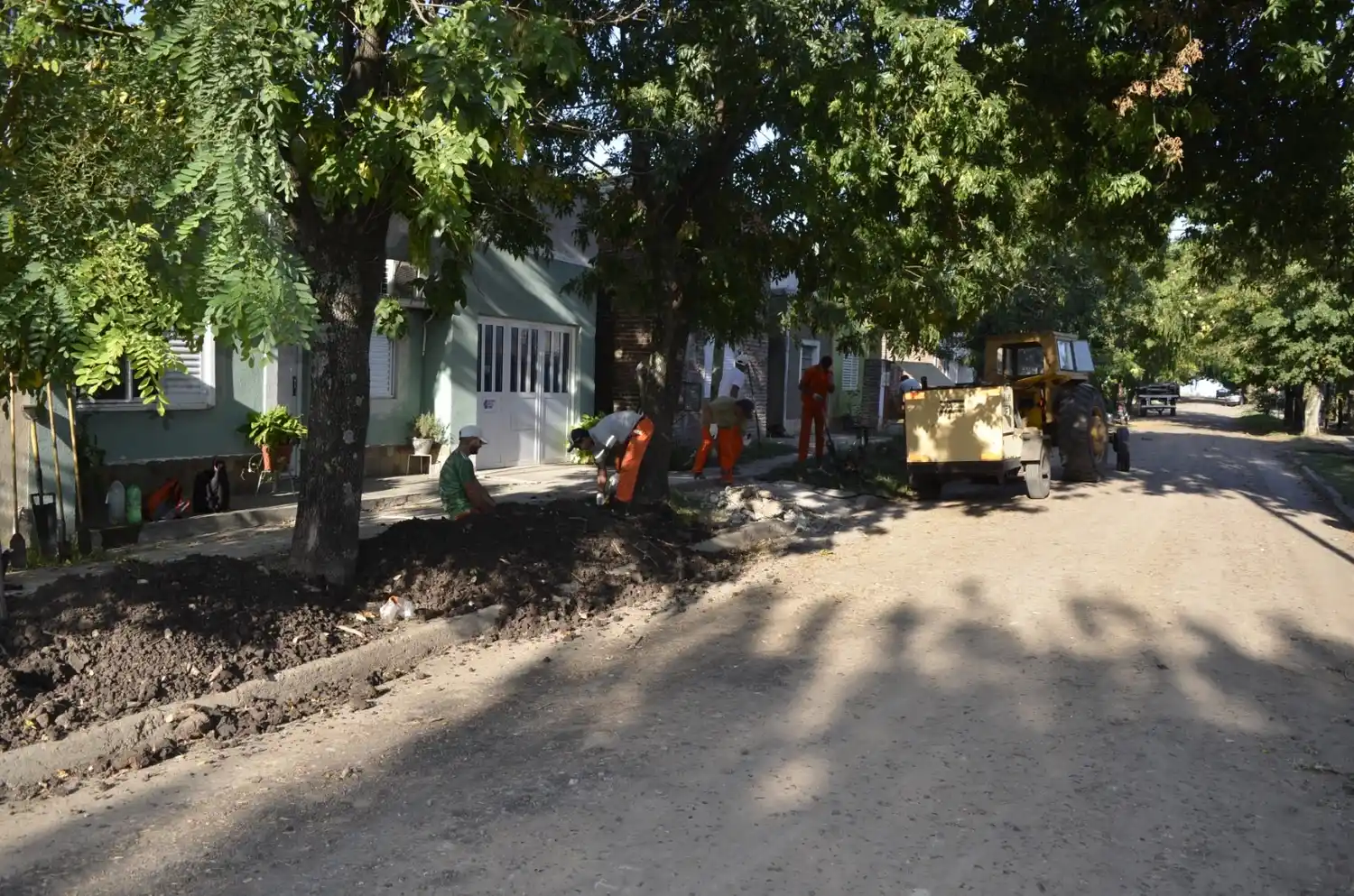 La obra de red de gas natural en Larroque a punto de completarse