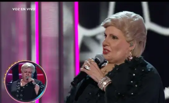 La de Paquita la del Barrio fue la última imitación de Sandra Echeverría. Foto: Instagram