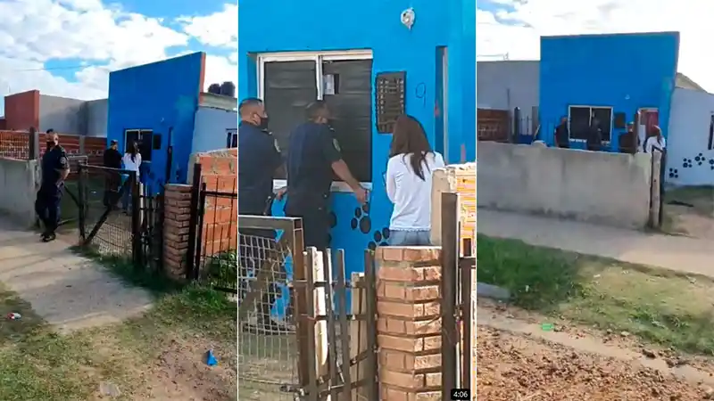 Un hombre se atrincheró junto a sus hijos y los amenazó con un machete