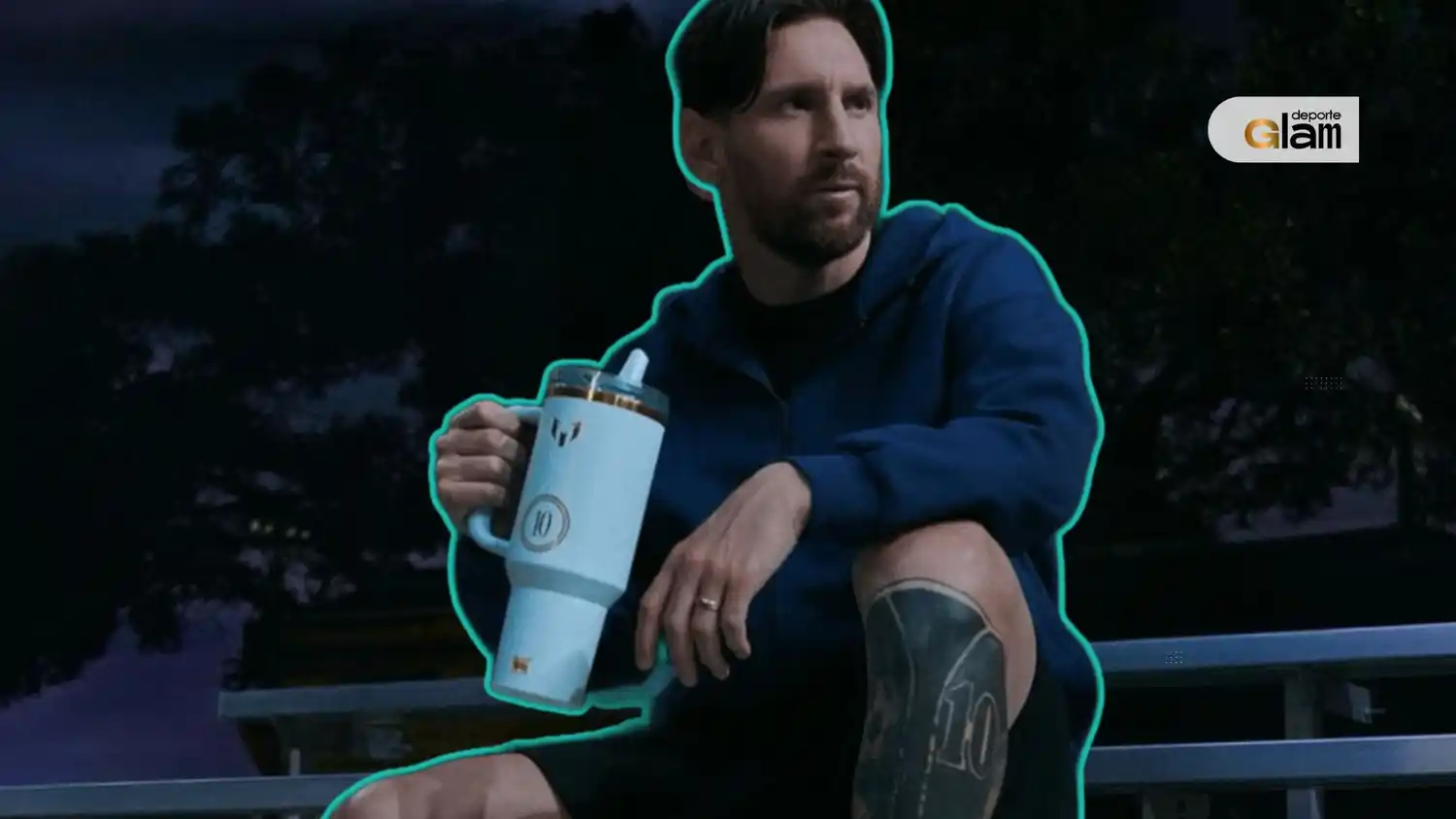 La línea en honor a Messi incluye set matero y vasos térmicos (Foto: IG Stanley)