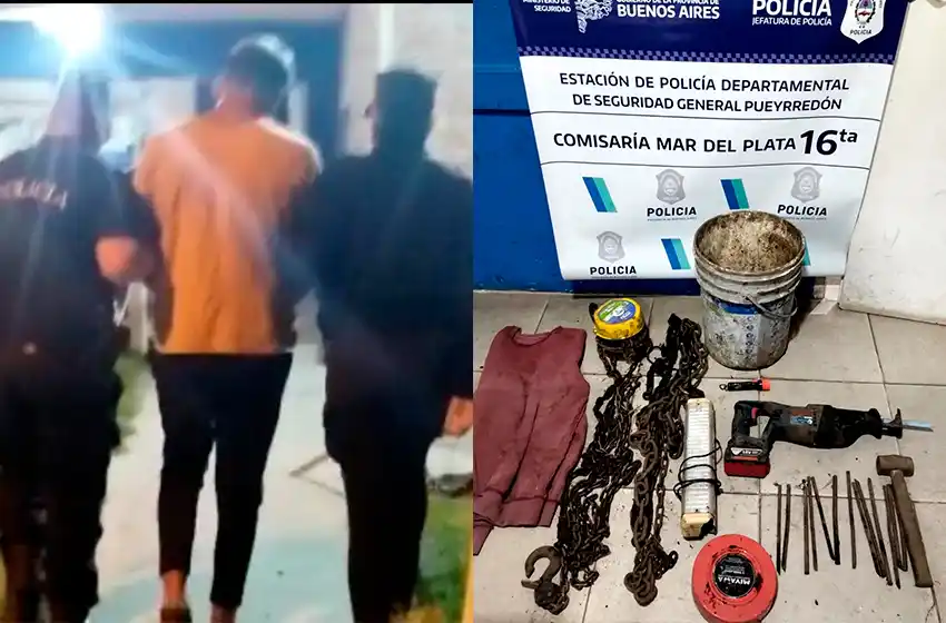 Atrapan a tres hombres en una cámara subterránea cortando cables de telefonía