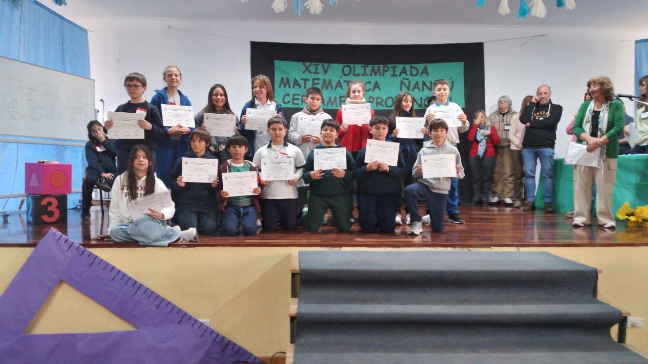 Exitosa participación local en la 14ª Olimpiada Matemática Ñandú Entrerriana