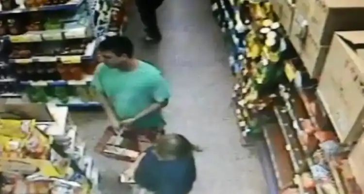 Se llevaron el pan, otro robo con video de seguridad en un supermercado