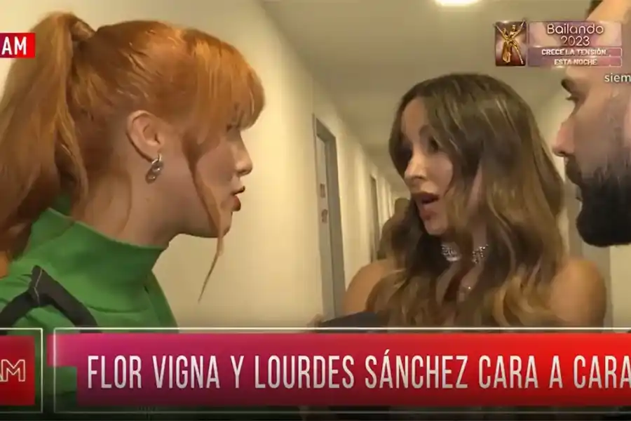 "Sacate la careta": Flor Vigna y Lourdes Sánchez se cruzaron y se tiraron con todo