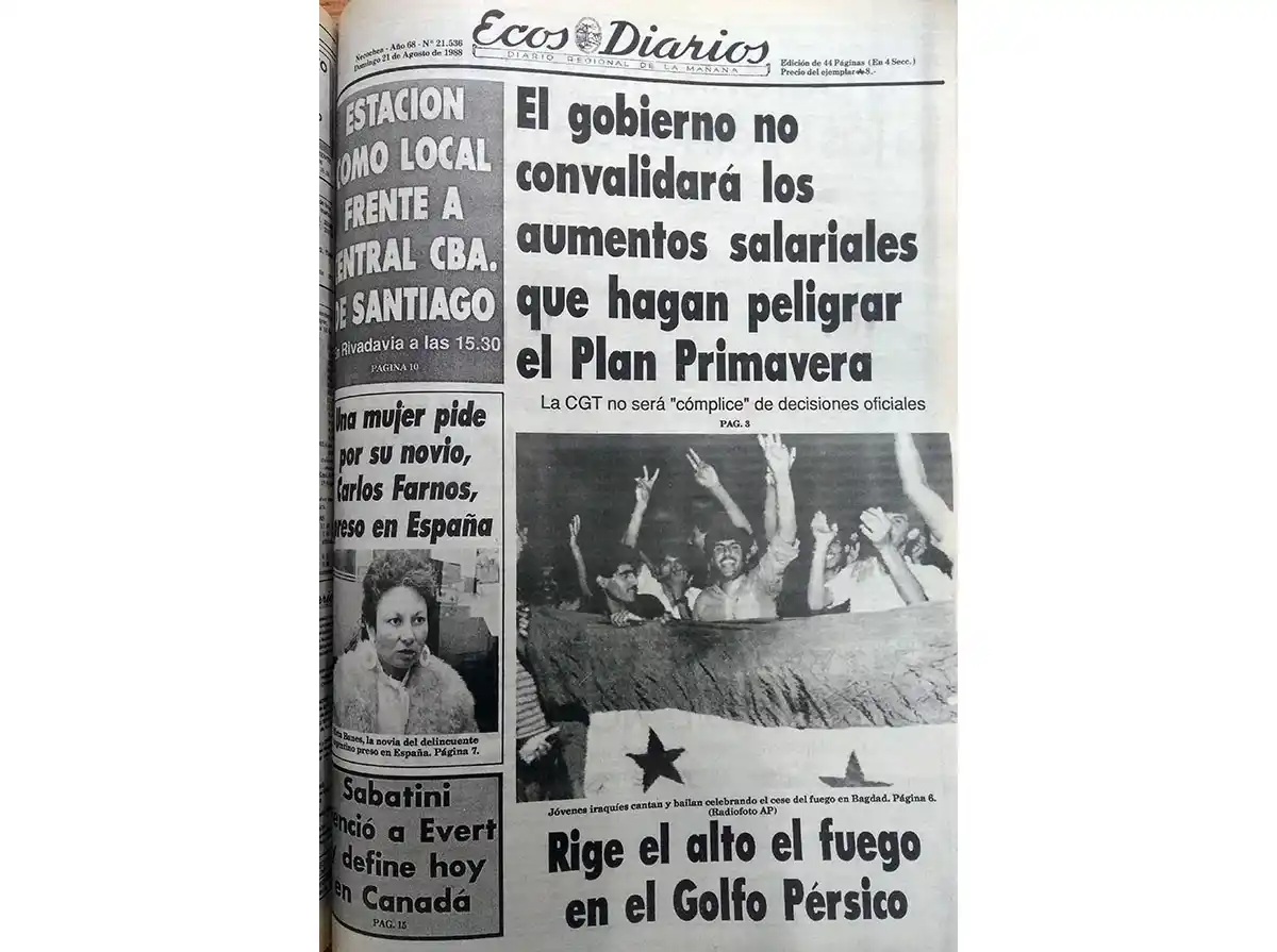 Domingo 21 de agosto de 1988