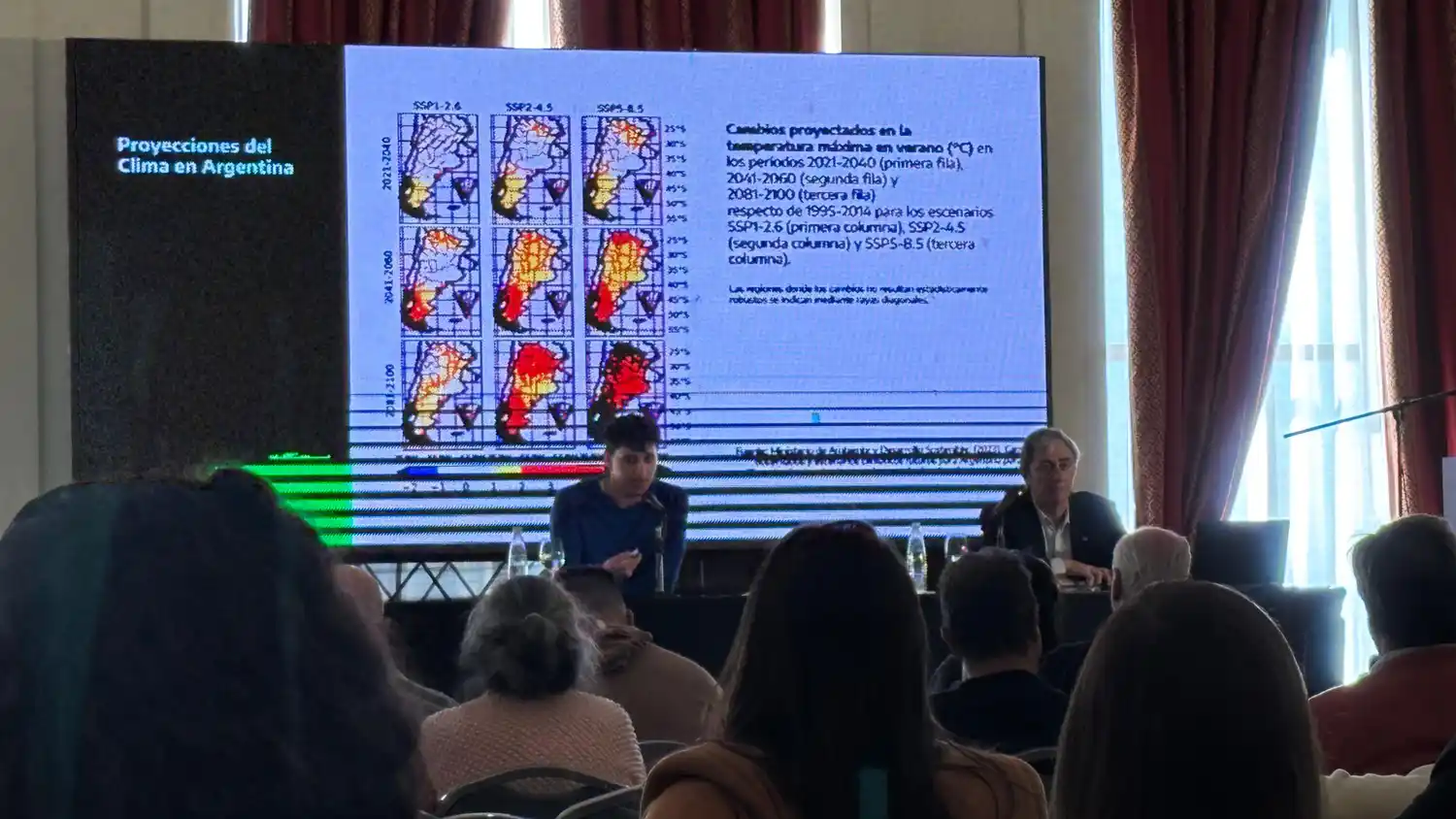 Congreso de cambio climatico organizado por el colegio de ingenieros.