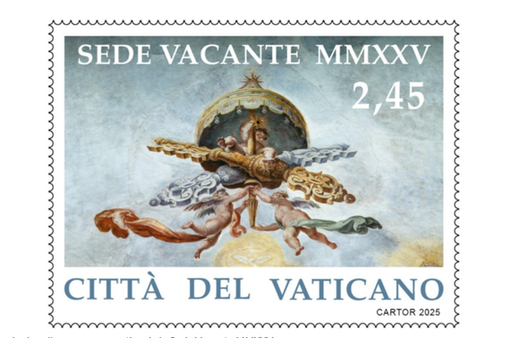 Vaticano emite sellos conmemorativos de la Sede Vacante 2025