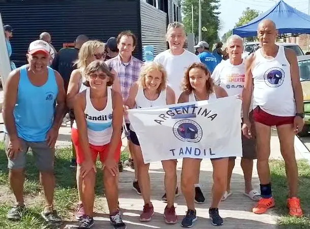 Campeonato máster de marcha atlética en Lobería