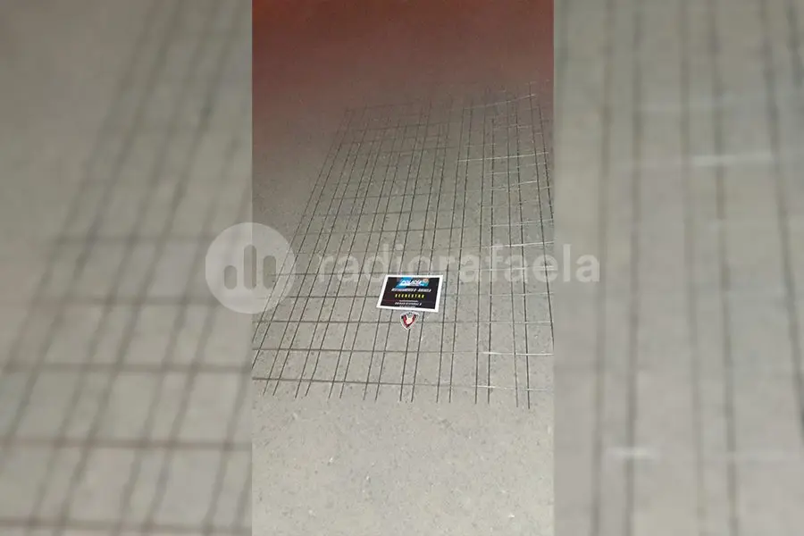 Robó una malla de hierro y mintió diciendo que se la habían regalado 