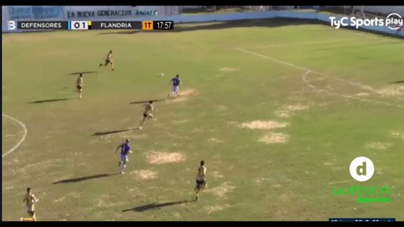 B Metropolitana: Francisco Nouet volvió a ser titular en Flandria y le arruinó el torneo a los sampedrinos de Defensores Unidos