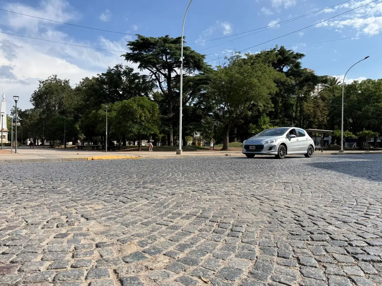Tres entidades ciudadanas juntas firmas con el fin de que avance un proyecto de ordenanza para proteger los adoquines.